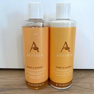 Melaleuca Affinia Honey & Almond Plant-Based Body Cleanser & Body Lotion Sealed